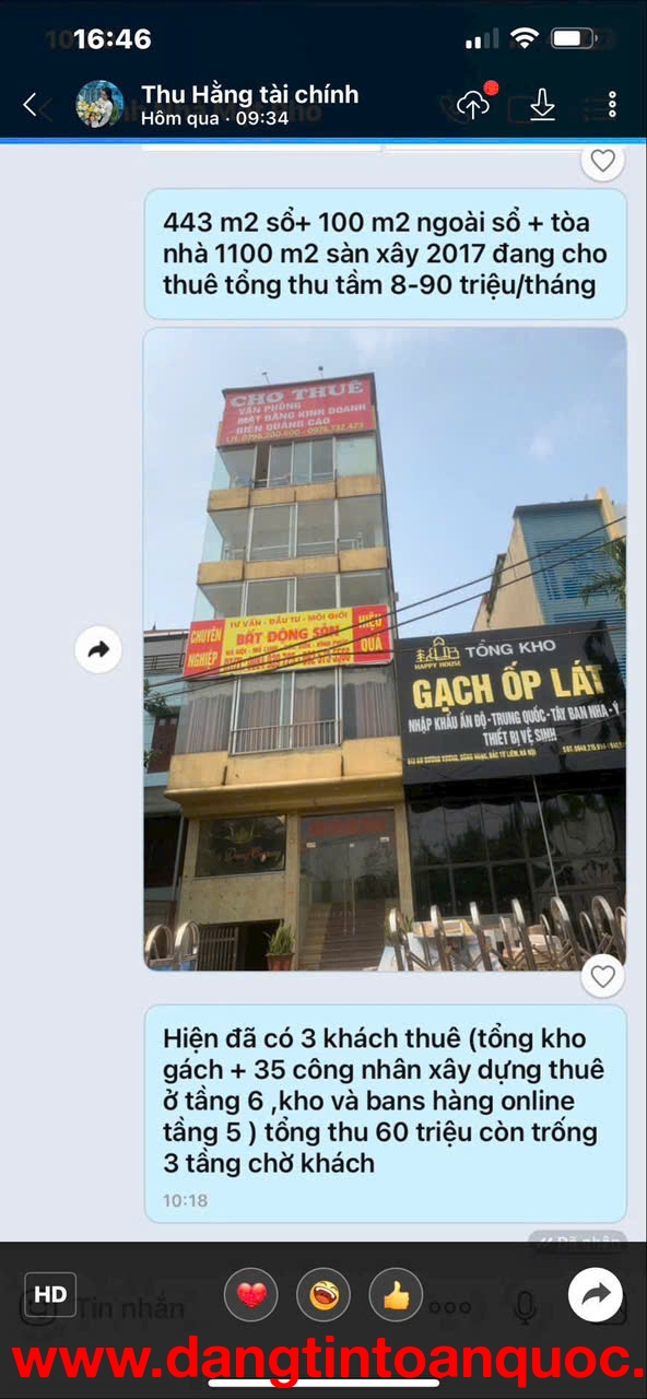 Bán mảnh đất quý hiếm duy nhất,diện tích siêu lớn,vị trí đặc biệt chỉ với giá 500tr/m2