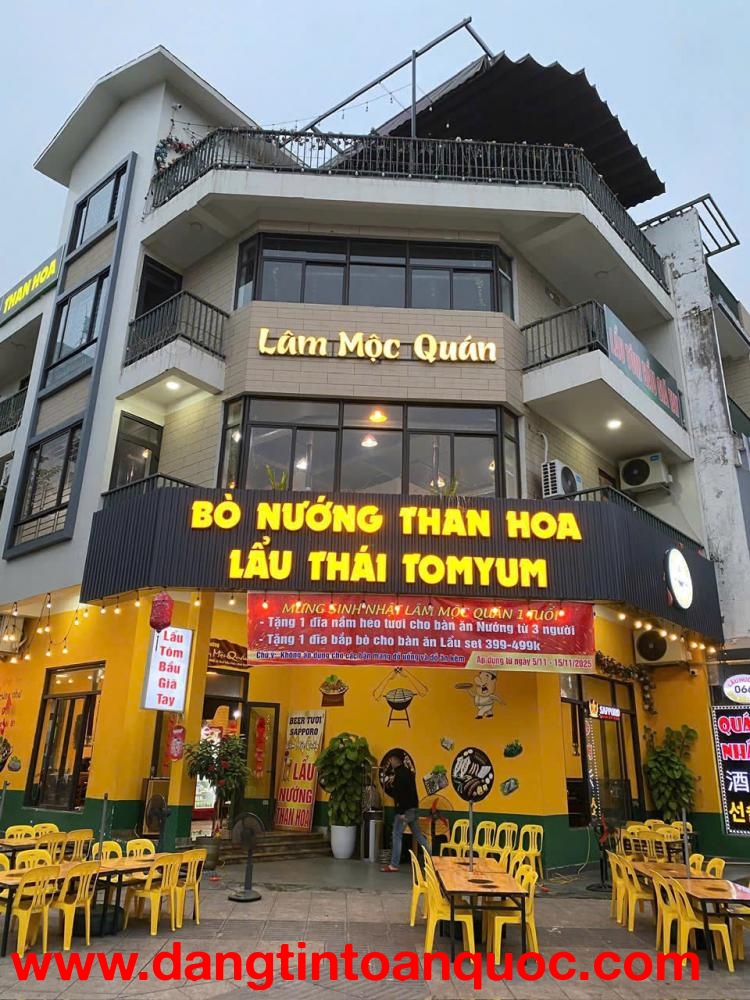 SANG NHƯỢNG NHÀ HÀNG – GIÁ GIẢM SÂU TẠI BÌNH THAN, VÕ CƯỜNG, BẮC NINH