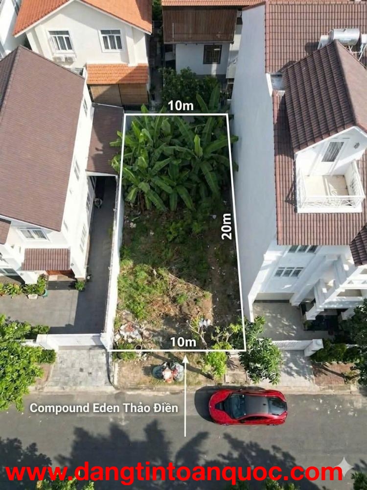 [Hàng Hiếm] 63 Tỷ Đất Xây Villa Compound Eden Thảo Điền,  Quận 2 TP HCM.