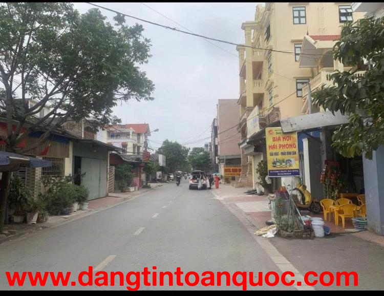 BÁN ĐẤT MẶT ĐƯỜNG HẠ ĐOẠN 2, HẢI AN, HẢI PHÒNG  KINH DOANH TỐT  SẴN DÒNG TIỀN