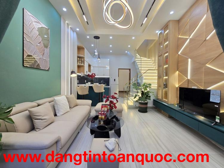 Bán nhà Trần Cao Vân 52m2 2 tầng kiệt 3m 3PN full nội thất giá 4.45 tỷ