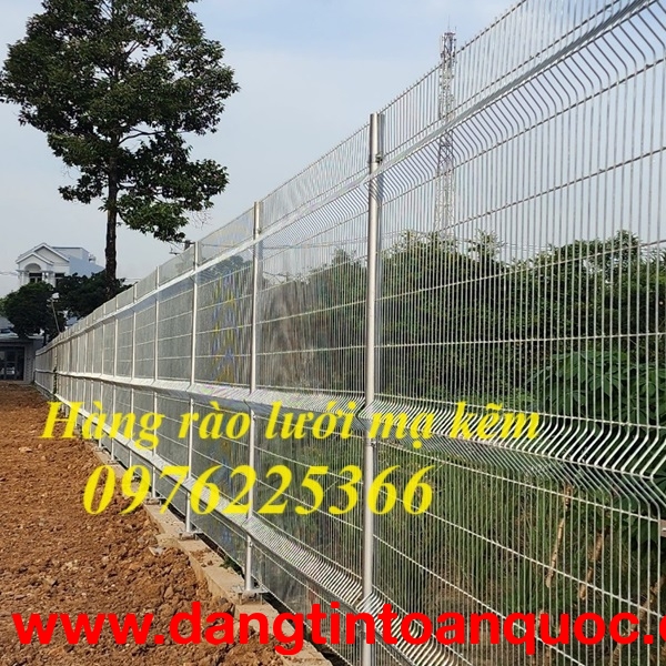 Lưới hàng rào mạ kẽm D5A50x200