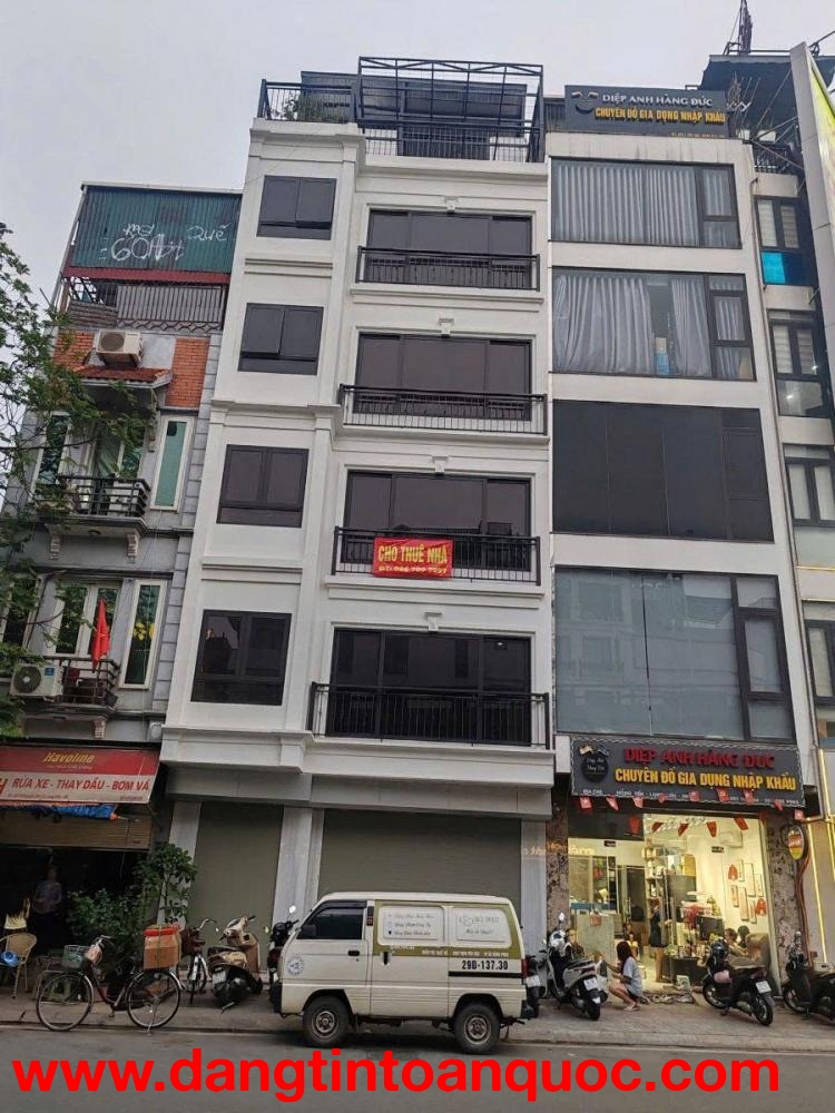 Chính chủ cho thuê nhà 7 tầng mặt phố Hồng Tiến, Bồ Đề, Long Biên