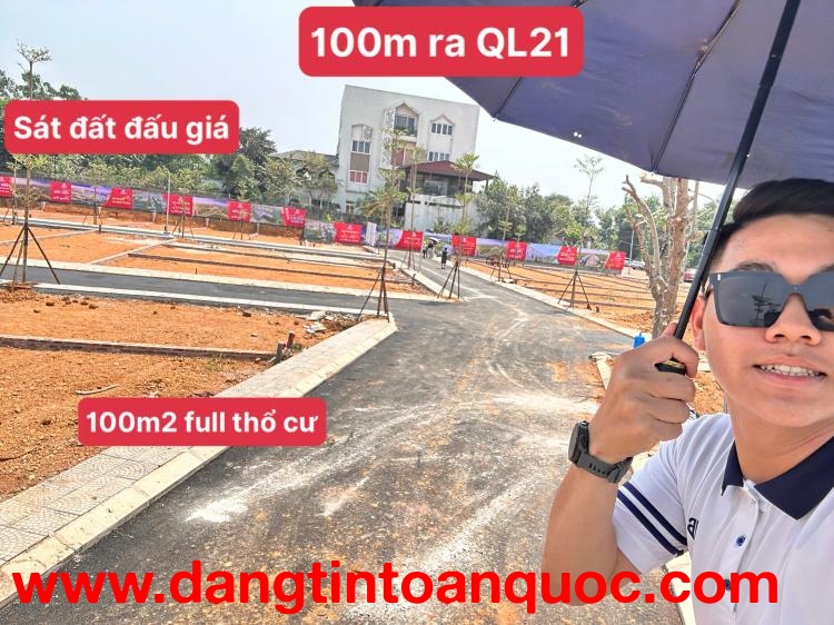 Giá chỉ nhỉnh 3  tỷ, đất đô thị Hòa Lạc, gần chợ Gạch, CCN Phụng Thượng đã dc quy hoạch 1/500