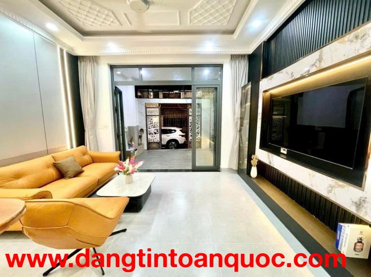 NHÀ SÂN VƯỜN 110M, HẺM XE HƠI CẠNH HUỲNH TẤN PHÁT, 4 TẦNG, 7 TỶ