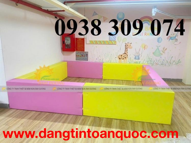 Khung nhà bóng mút xốp, khung quây nhà banh, nhà banh mini