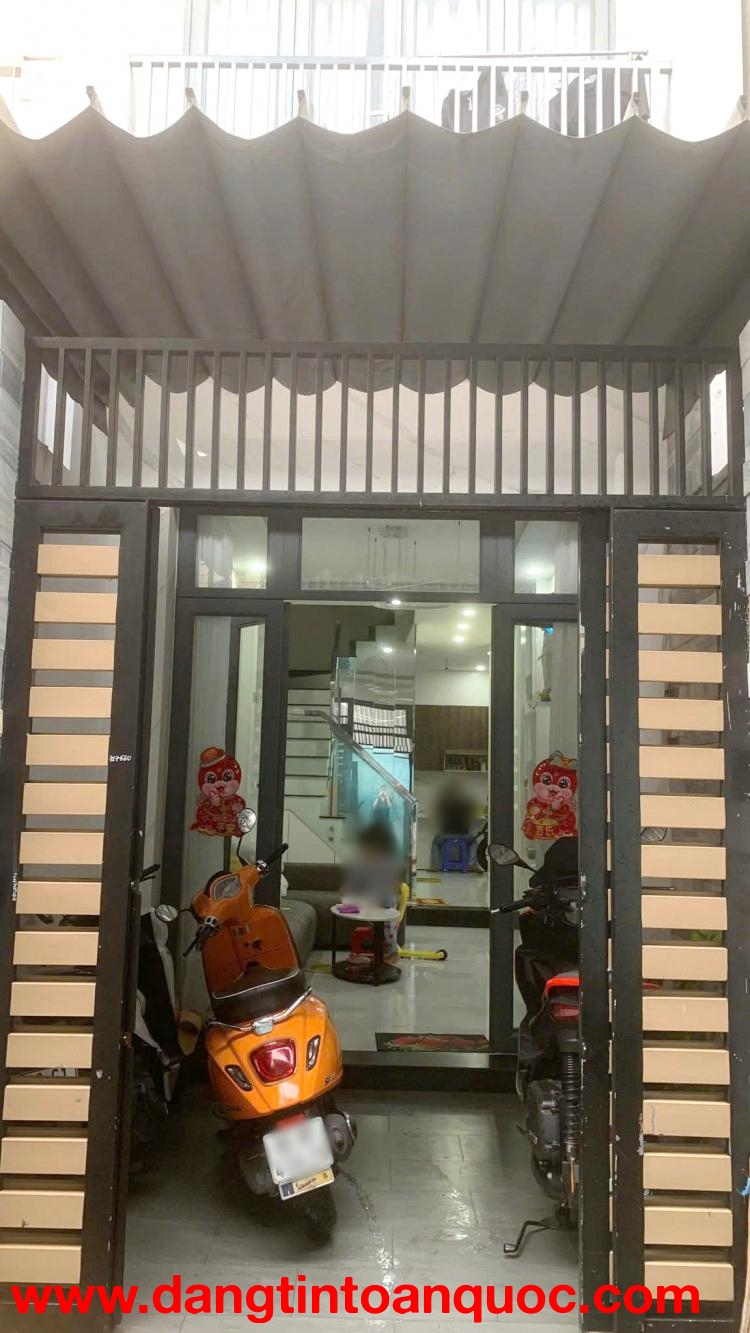 Nhà mới 4 tầng nở hậu 6.1m hẻm 769 Phạm Thế Hiển P.Chánh Hưng (P4Q8). Giá: 6.88 tỷ