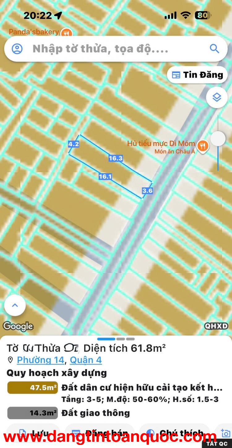 CHÍNH CHỦ CẦN BÁN NHÀ 2 TẦNG MẶT TIỀN HXH 8M Đ.ĐOÀN VĂN VƠ, QUẬN 4- 4M*17M VUÔNG ĐẸP- CHỈ 6,3T- VỊ T