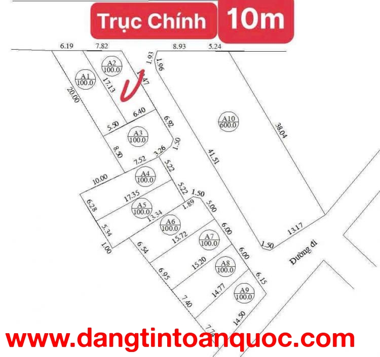 DUY NHẤT 1 LÔ GÓC TRỤC CHÍNH TÙNG THIỆN – SƠN TÂY - HÀ NỘI