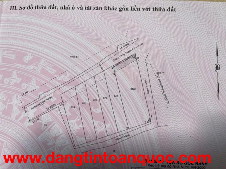 HIẾM! ĐẤT 3 MẶT TIỀN HÓC MÔN FULL THỔ CƯ CHỈ 8,6 TỶ