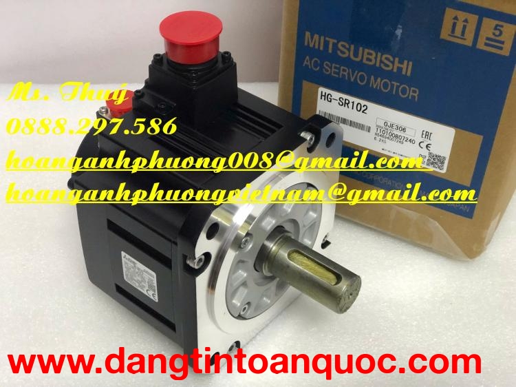 Servo Motor Mitsubishi HG-SR102- Chuyên thiết bị giá tốt