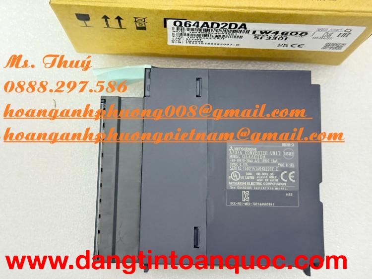 Module dòng Q Series Q64AD2DA - Hàng chuẩn Mitsubishi