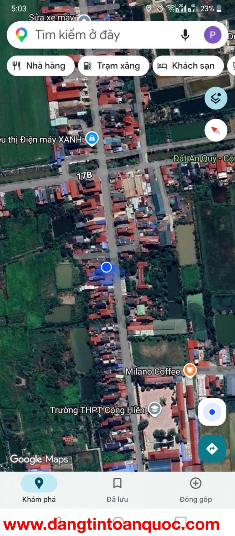 Bán Đất và Nhà Tại Trung Tâm Thị Tứ Cộng Hiền – Vinh Bảo – Hải Phòng.