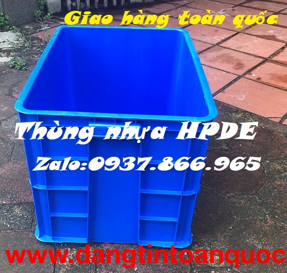 Thùng đặc cao 39, thùng nhựa, hộp nhựa đặc có nắp, thùng nhựa