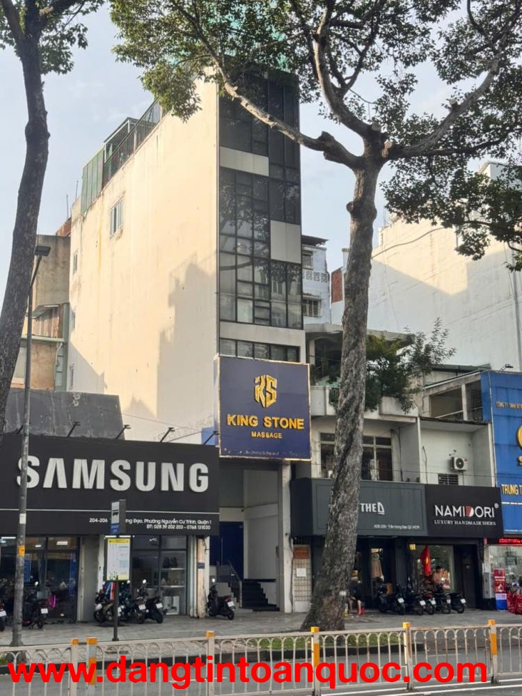 BÁN SIÊU PHẨM TÒA NHÀ 7 TẦNG CÓ HẦM - MẶT TIỀN KINH DOANH 40M Đ.TRẦN HƯNG ĐẠO, QUẬN 1 - DÒNG TIỀN ĐỀ