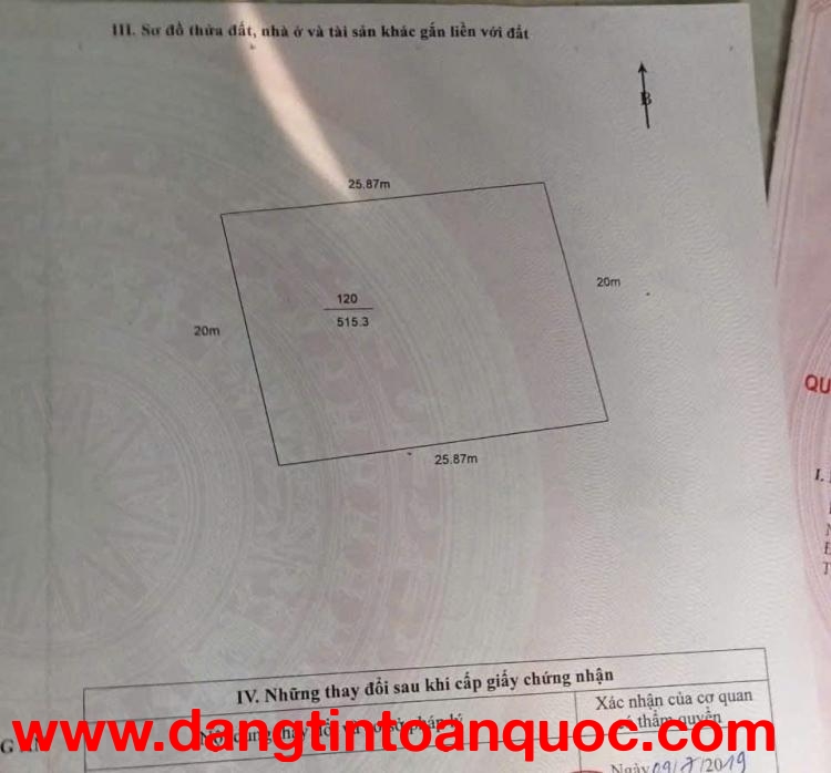 BÁN NHANH 2 LÔ ĐẤT LƯƠNG HÒA – TÂY NINH