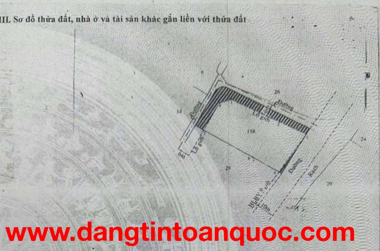 ĐẤT (20x50) 2MT GẦN SÔNG SÀI GÒN NHỊ BÌNH (ĐÔNG THẠNH) GIÁ 14,5 TỶ
