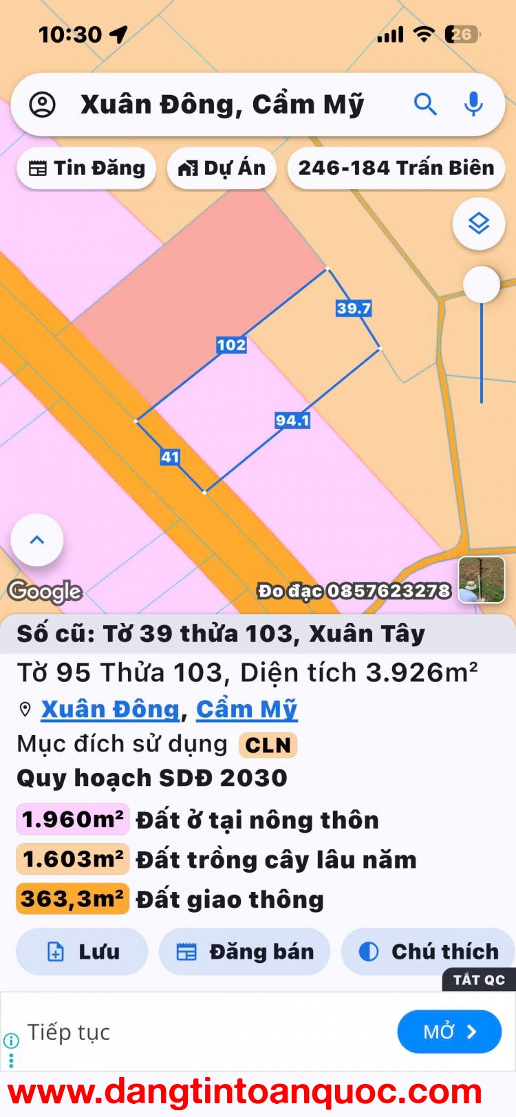 CHÍNH CHỦ BÁN SIÊU PHẨM ĐẤT ĐẸP --- Phù Hợp Cho Mọi Gia Đình