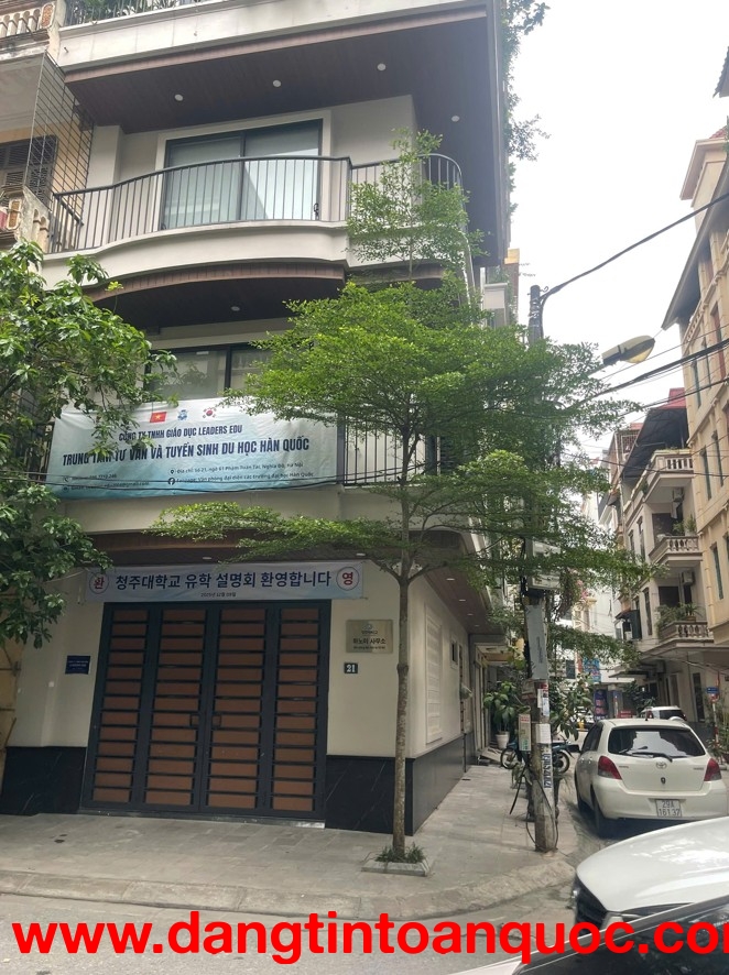 Cho thuê văn phòng đẹp Cầu Giấy - 2 mặt tiền - Đỗ ô tô thoải mái - Phạm Tuấn Tài, Nghĩa Đô