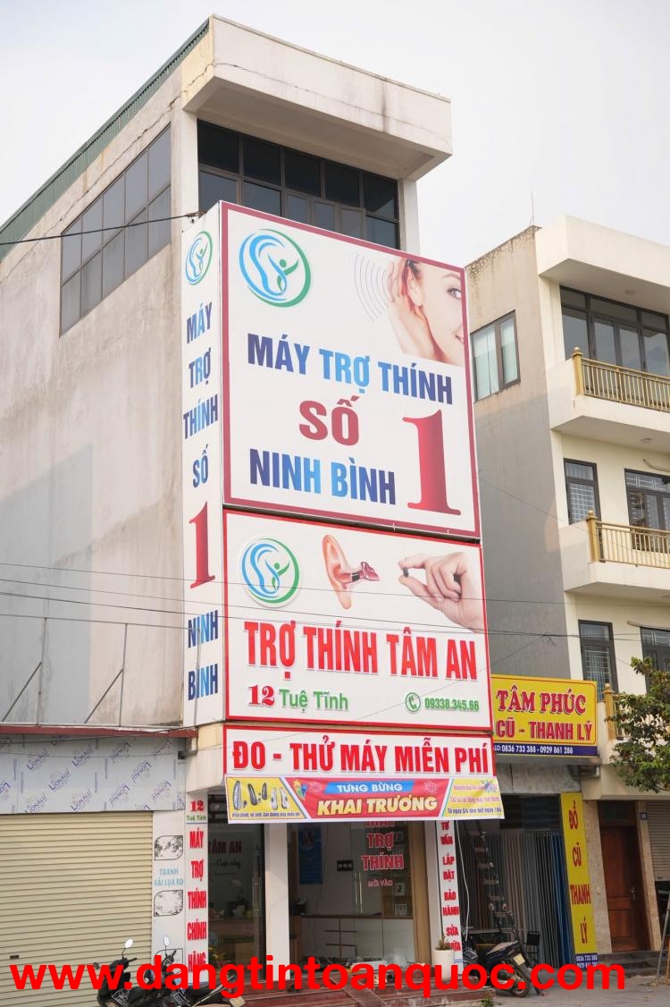Máy trợ thính Tâm An Ninh Bình mừng khai trương 