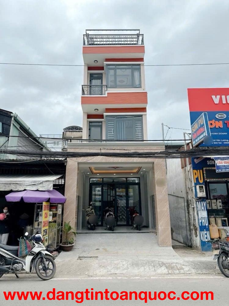 Quận 7, Mặt Tiền Đường Lê Văn Lương. P Tân Hưng. 4x20m, 4 Tầng. Chỉ 14 Tỷ 5. Bán Gấp.