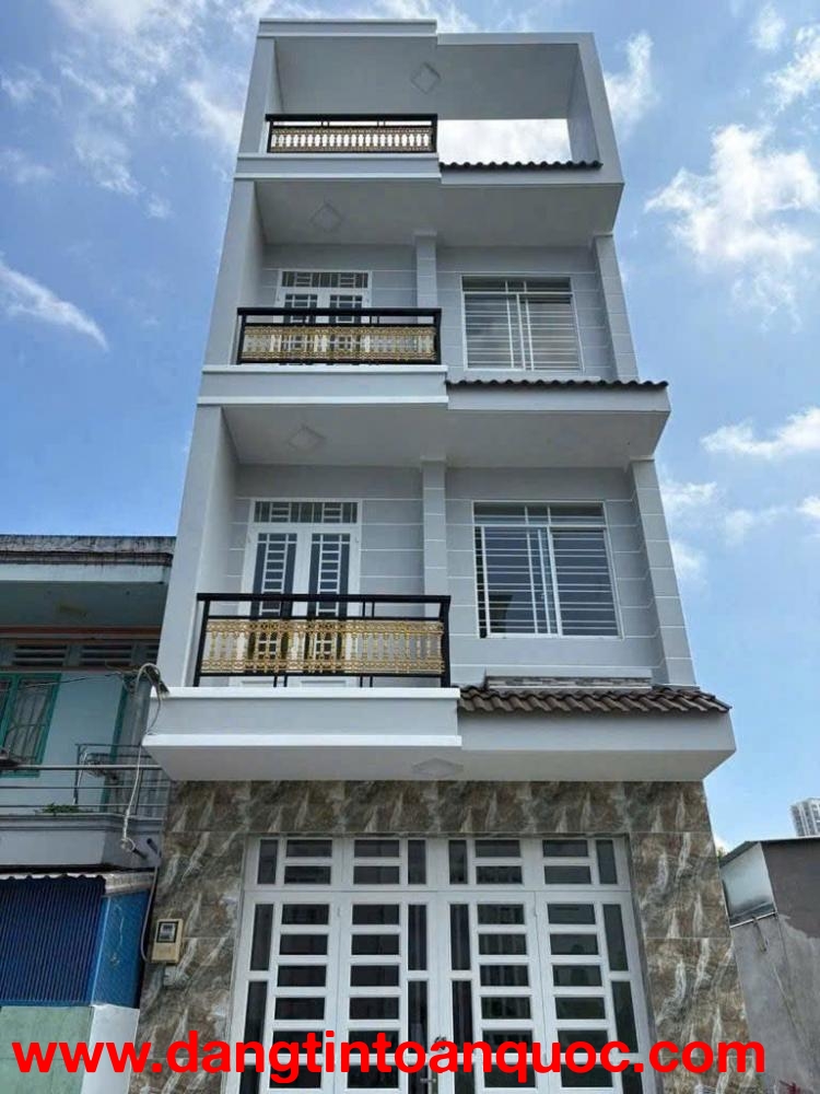 NHÀ 4 TẦNG HẼM 3M  DỌN VÀO Ở NGAY PHƯỜNG PHÚ THUẬN Q.7 
ZÍA NHỈNH 6 TI