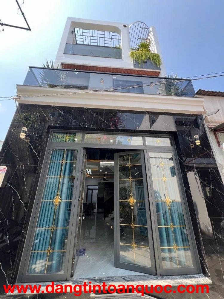 3 TẦNG  NHÀ PHỐ HIỆN ĐẠI  SÁT PHÚ MỸ HƯNG  HẼM 3 M NỘI THẤT CAO CẤP