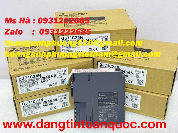 Mitsubishi QJ71C24N - dòng Q series nhập mới - mô đun giao tiếp 