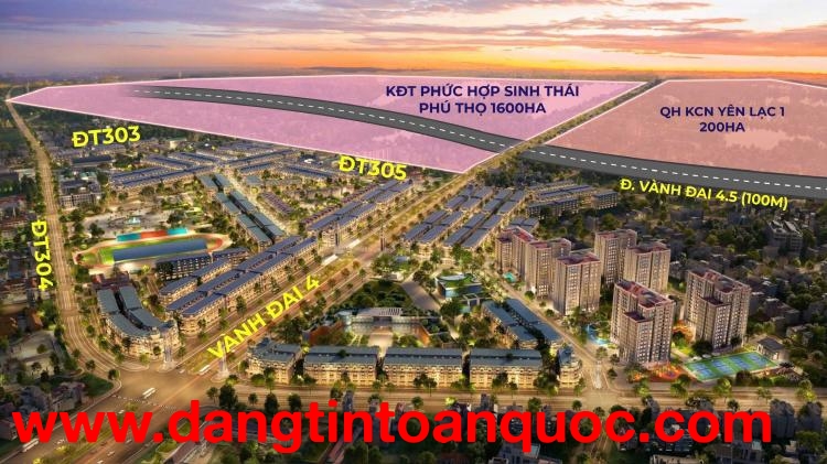 KHU ĐÔ THỊ TRUNG TÂM & CAO CẤP BẬC NHẤT THỦ PHỦ CÔNG – THƯƠNG NGHIỆP MIỀN BẮC