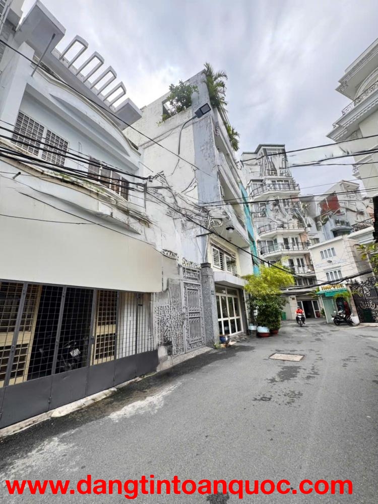 BÁN NHÀ 4 TẦNG HXH Đ.LÊ VĂN SỸ, QUẬN 3 - NGANG HIẾM 7,6M*14M - XUNG QUANH CAO TẦNG SANG CHẢNH * LH G