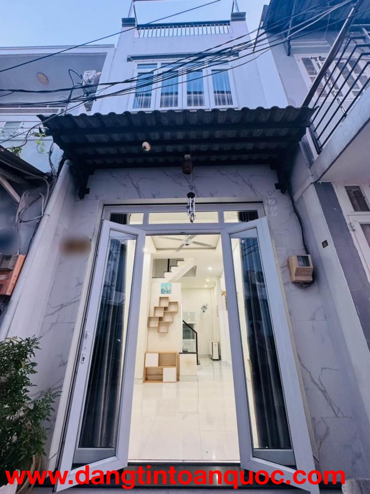 SÂN BAY TSN - CV GIA ĐỊNH - 3 TẦNG BTCT - HẺM 3G - KHU DÂN TRÍ CAO - 4 TỶ 9 Thương Lượng