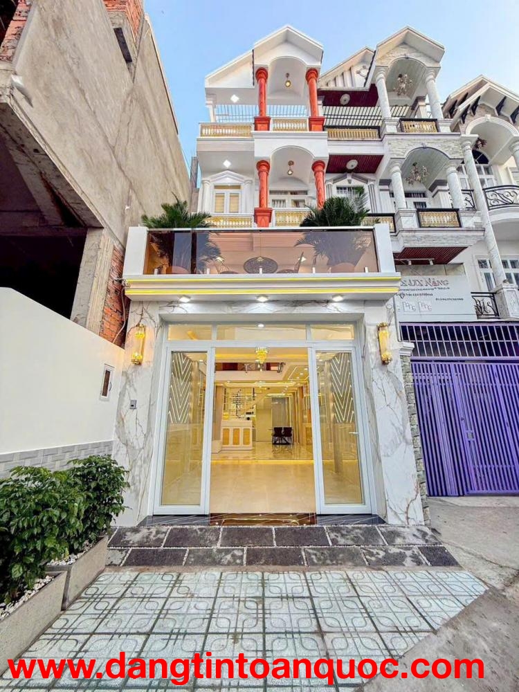 NHÀ HẺM XE HƠI, HUỲNH THỊ ĐỒNG, 4x19M, 5 TẦNG, NỘI THẤT XỊN XÒ