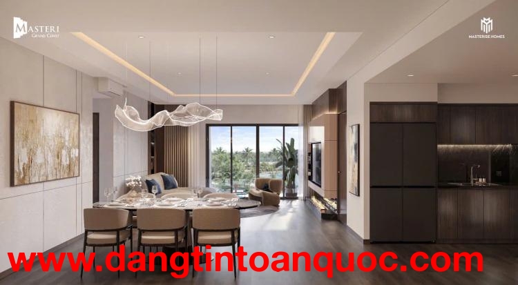 QUỸ THƯỞNG 1PN+  GIÁ TỐT TẠI MASTERI GRAND COST - Tiện ích nội khu - View bể bơi, công viên nội khu