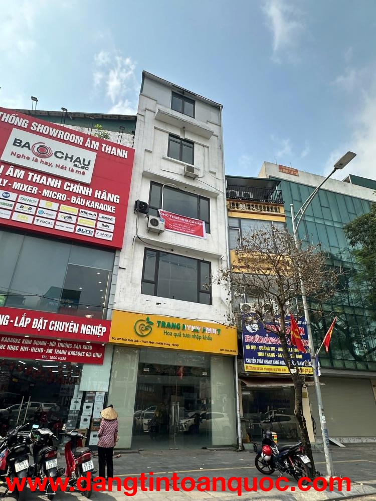 CHO THUÊ NHÀ MẶT PHỐ KINH DOANH ĐẸP TRẦN KHÁT CHÂN , KHU VỰC CẦU VƯỢT TKC , KIM NGƯU,HÀ NỘI