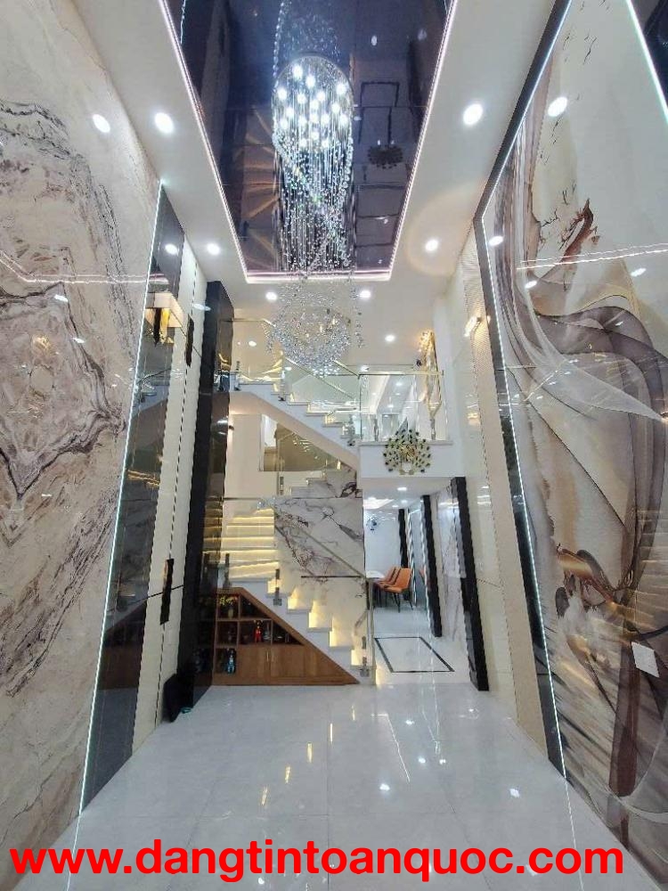 HẺM XE HƠI NGUYỄN VĂN LƯỢNG - CÁCH MẶT TIỀN 10M - 4 TẦNG -  40M2 NỞ HẬU - NHỈNH 7T TÍ XÍU - PHÁP LÝ 