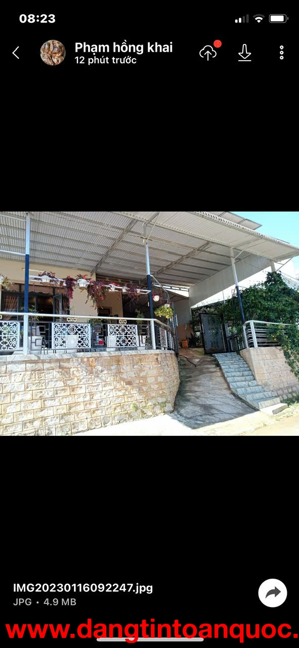 Bán nhà 522m2 Thị trán Dran Lâm Đồng view đẹp, nhà xây kiên cố