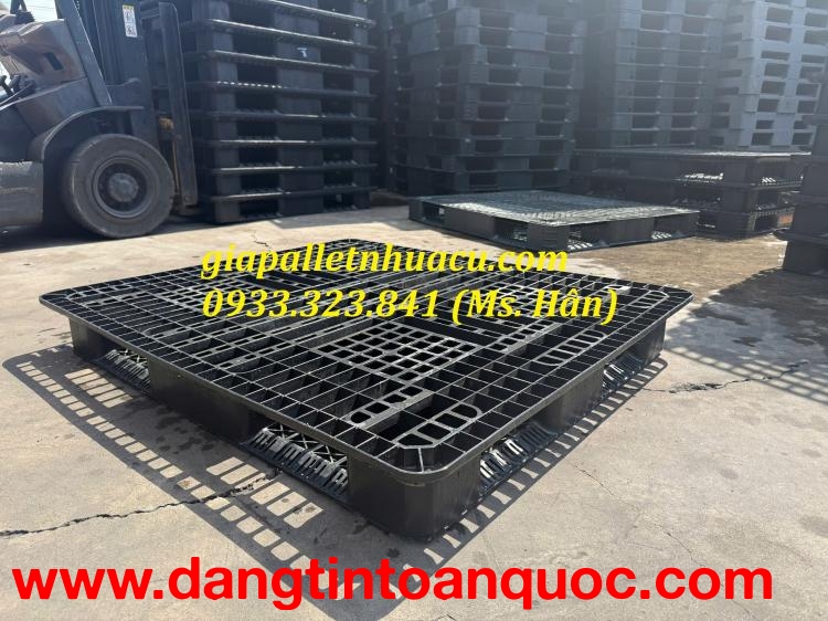 ???? Xả Kho Giá Sốc - Pallet Nhựa Tai Bèo Đen  Rẻ - Bền - Đẹp ????