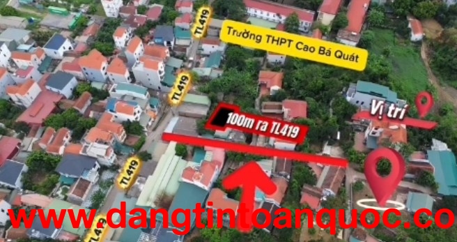 HOT - Duy nhất lô góc 2 mặt tiền, 80m2 full thổ cư - Gần khu công nghiệp - Giáp TL419