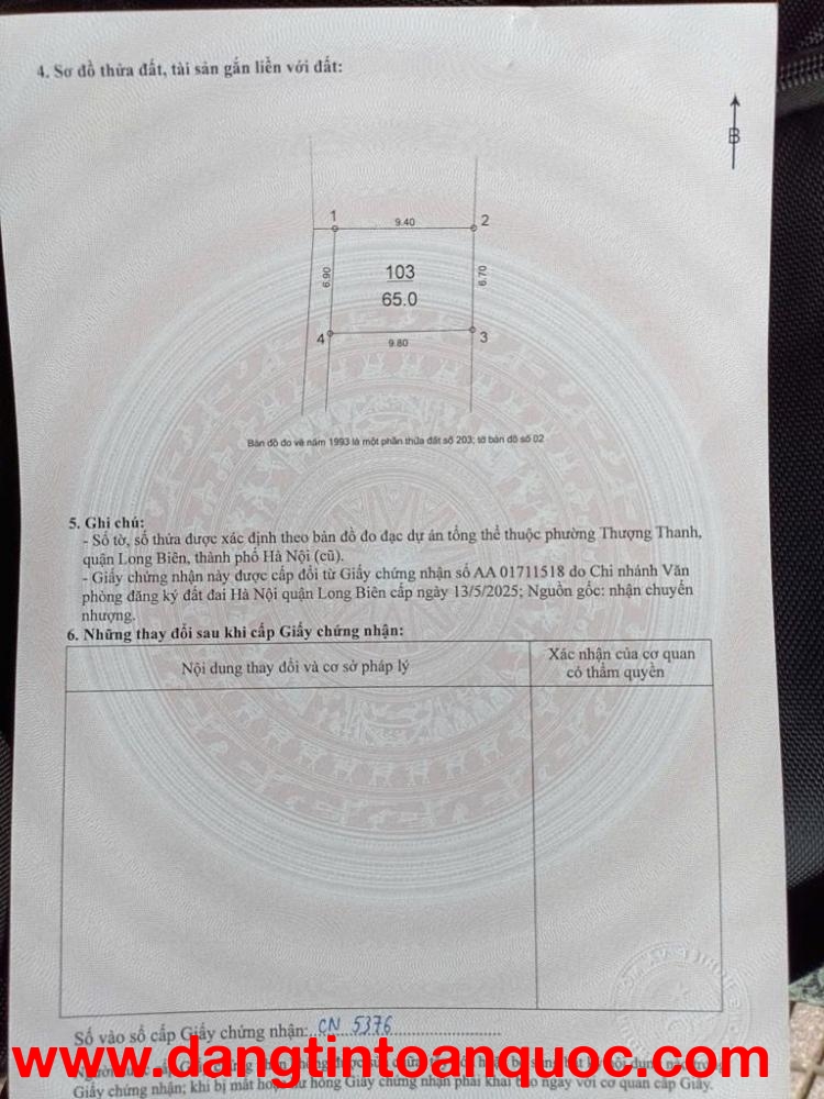 Bán nhà ngõ 96 Thượng Thanh 65m x 4T lô góc mới đẹp chỉ hơn 8 tỷ