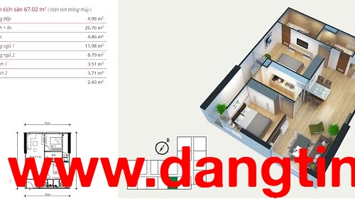 Chính chủ bán căn hộ tầng 12 toà CT4 Eco Green City – 286 Nguyễn Xiển, Tân Triều, Thanh Xuân, HN