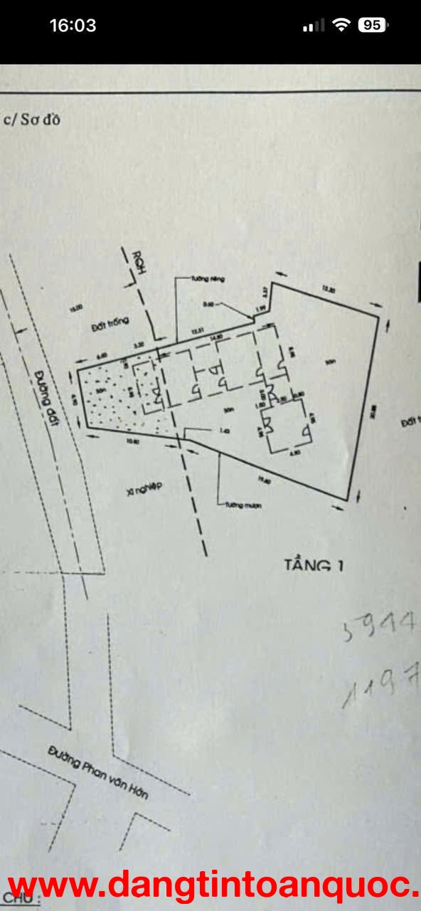 MẶT TIỀN TÂN THỚI NHẤT 01 – QUỸ ĐẤT 497M² THỔ CƯ – CHỈ 20 TỶ