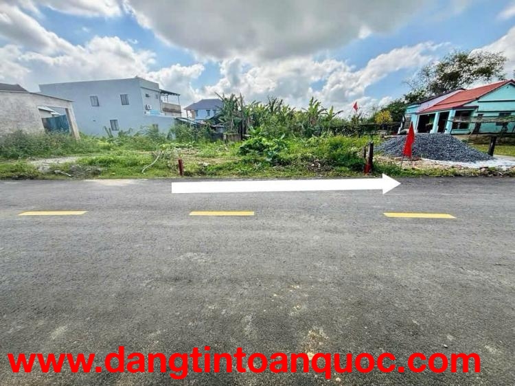 Chỉ 1.850tr  Anh Chị sở hữu ngay lô đất Mặt Tiền Đường Nhựa 7.5m Liên Thôn Hoà Tiến .