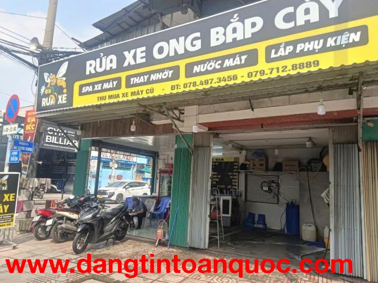 SANG NHƯỢNG TIỆM RỬA XE – QUẬN 6 Địa chỉ: 508 An Dương Vương, phường Bình Phú, Quận 6