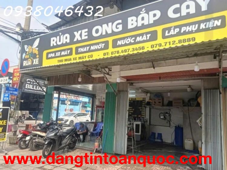 SANG NHƯỢNG TIỆM RỬA XE HAI MẶT TIỀN TẠI QUẬN 6, HỒ CHÍ MINH