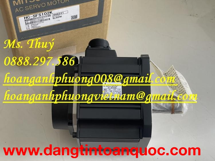Bộ động cơ HC-SFS102K - Chuyên hàng Mitsubishi tại Bình Dương