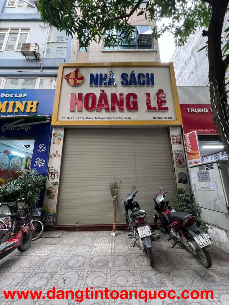 CHÍNH CHỦ CHO THUÊ MẶT BẰNG KINH DOANH TẠI KĐT ĐẠI THANH, HÀ NỘI