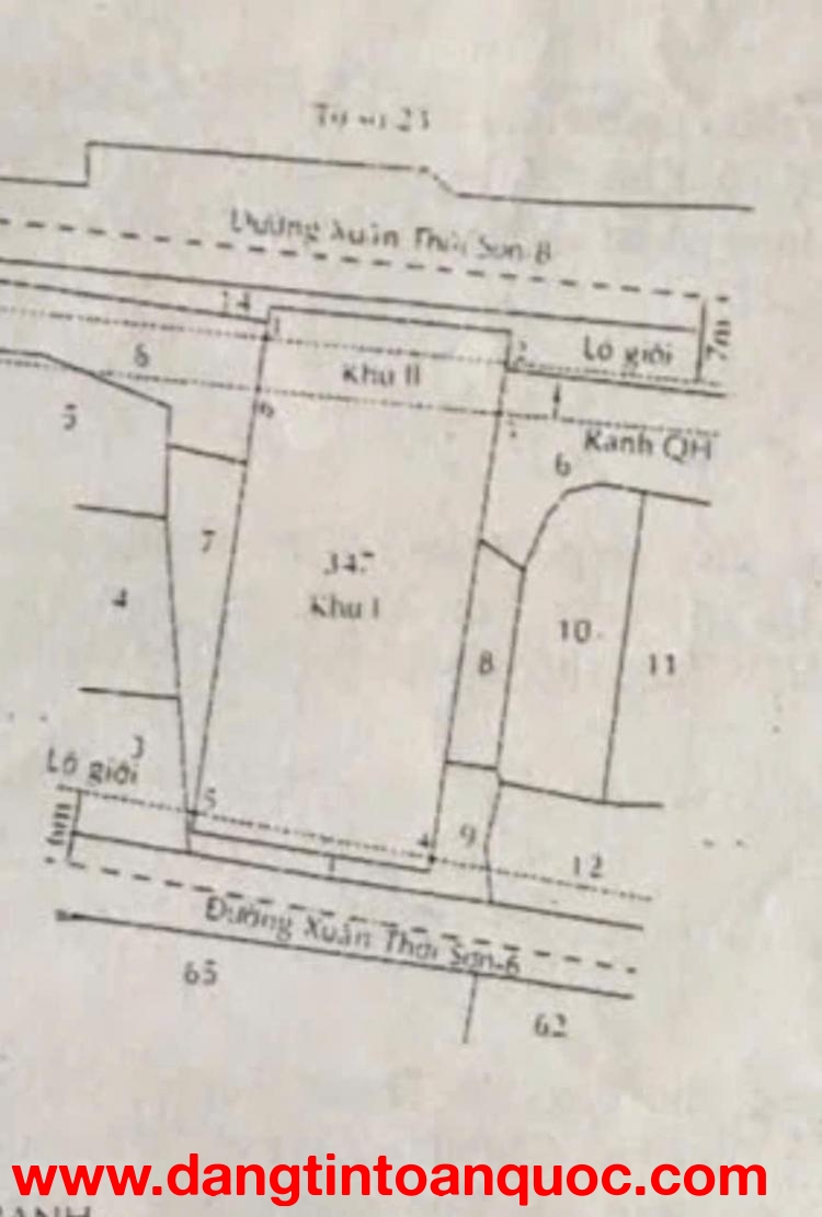 XƯỞNG 2 MẶT TIỀN XUÂN THỚI SƠN – 20x40M – FULL THỔ CƯ – GIÁ CHỈ 25 TỶ