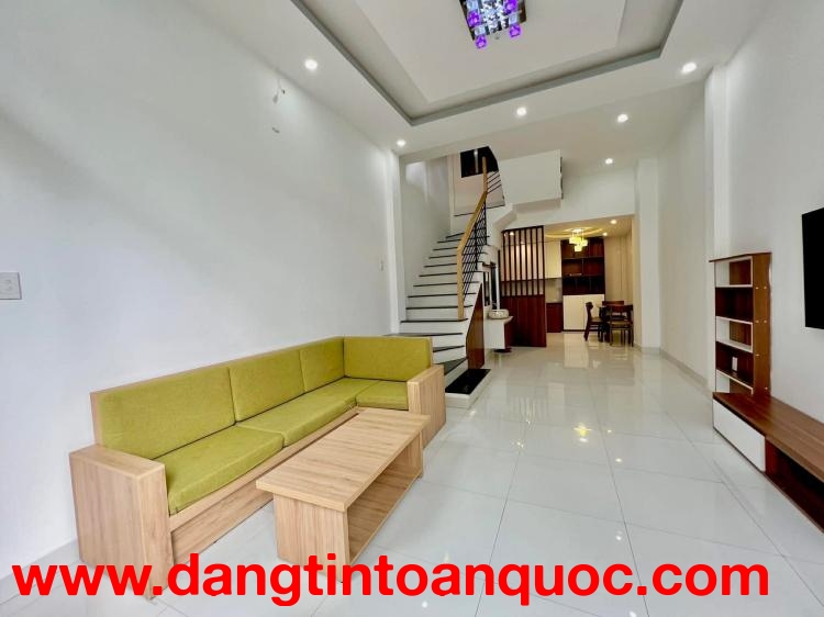 ♪ Nhà kiệt rộng gần Bế Văn Đàn + Hà Huy Tập, 47m2, 2.5 tầng cứng đẹp, 3PN, 3.9x tỷ