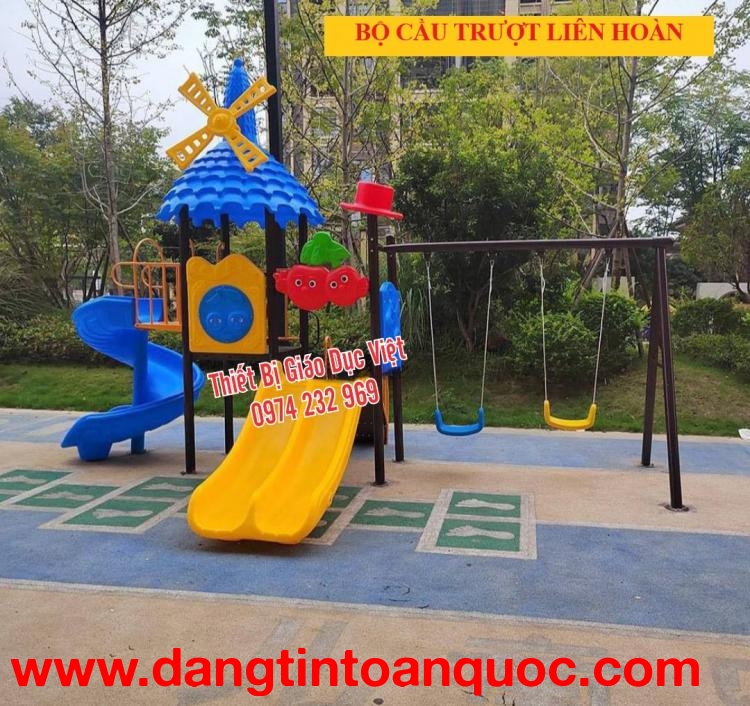 Cầu trượt liên hoàn mầm non, Cầu trượt cho bé