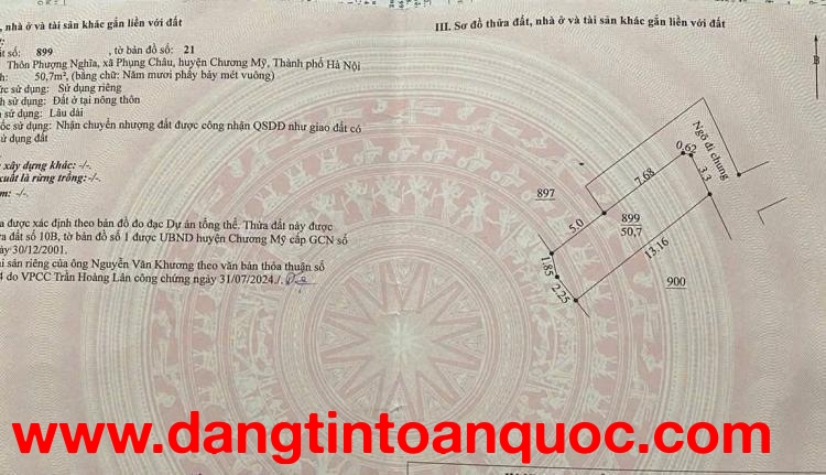 Bán đất thổ cư tại La Tinh, An Khánh, Hà Nội. Sẵn sổ đỏ, pháp lý chuẩn. Giá 105tr/m2